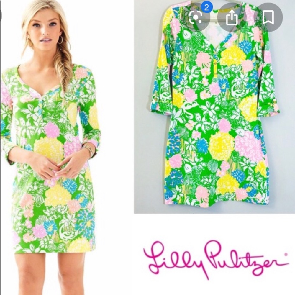 Long sleeve Lilly Pulitzer Palmetto dress
